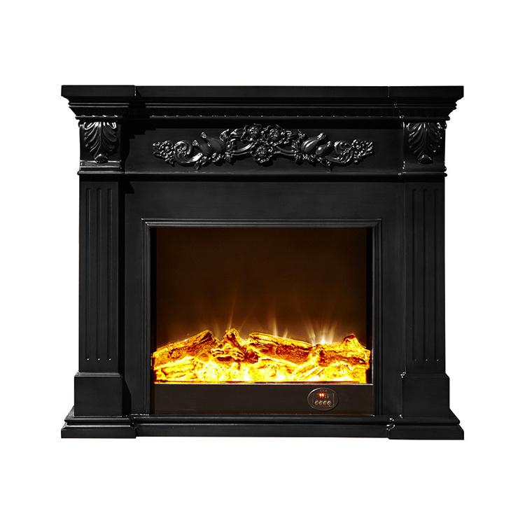 Modern elettric with Decoration Simulation Indoor Flame Heater Console Electric Fireplace with fireplace border