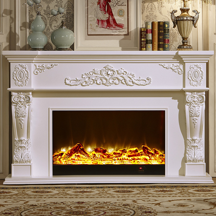 Simulation flame decorative heating electric fireplace home free standing removable TV cabinet fireplace