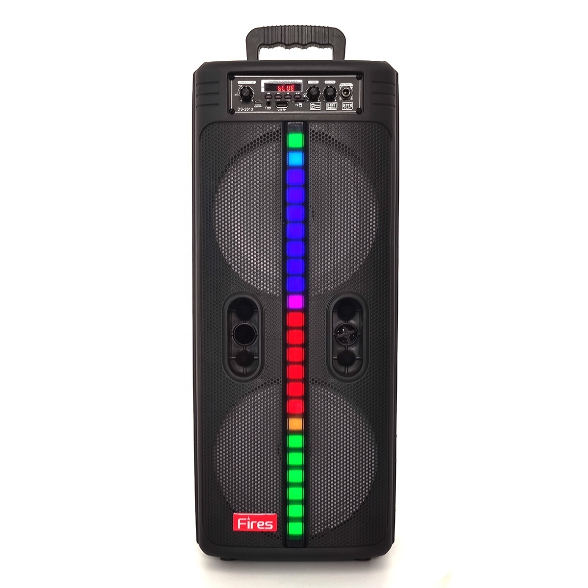 Portable Powerful Bass Bt Trolley Karaoke Subwoofer Speaker 8 Inch Outdoor Wireless Speaker Party Karaoke