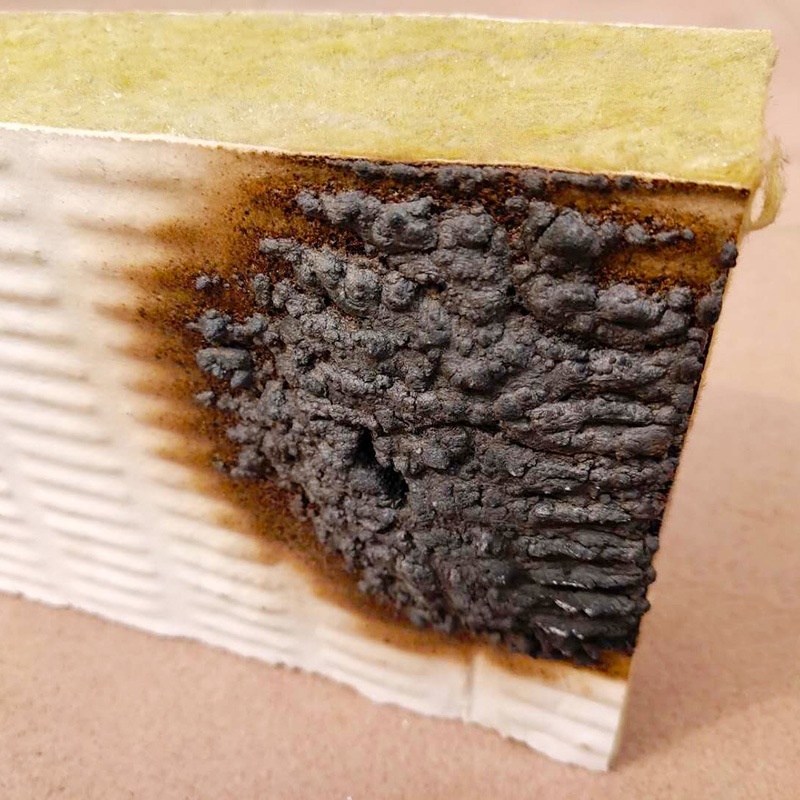 Fire pssiave rock wool fire coating boards Acoustic Rock Wool Boards fireproof rock wool insulation