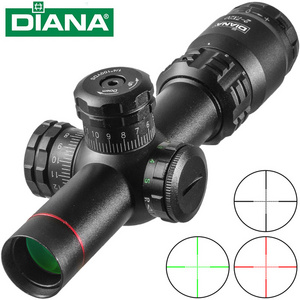 DIANA 2-7X20 Tactics Hunting Optical sight Scope Green red dot light  Spotting scope for Hunting