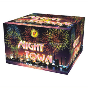 Cake Fireworks China 100 Shots New Year Straight 100 Shots China Cake Fireworks with CE and EX Approval Paper Tube Multi Color