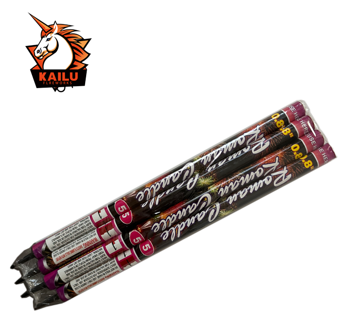 Wholesale of 0.8-inch 5-wave Roman candlelight fireworks in China