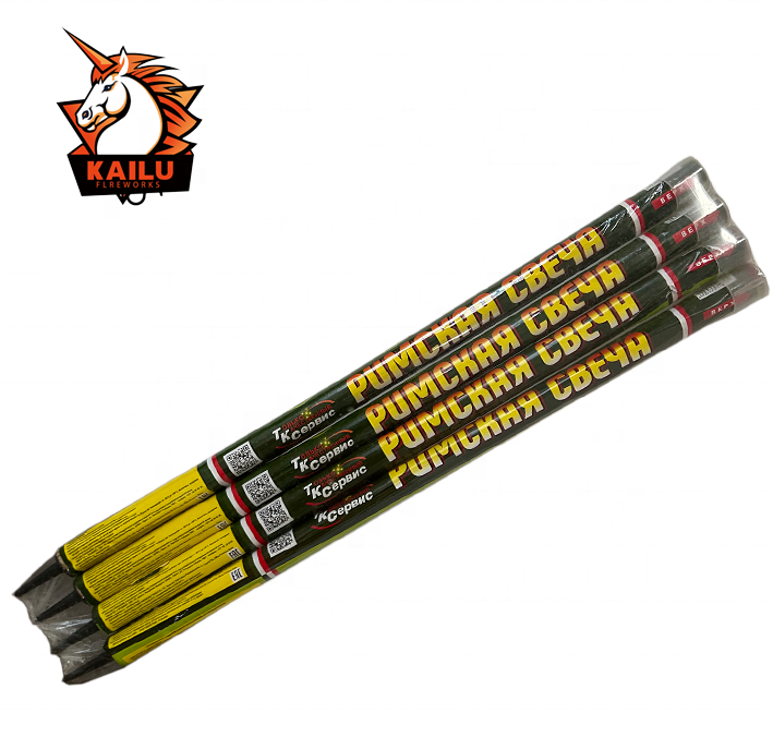 Wholesale of 0.8-inch 8-wave Roman candlelight fireworks in China