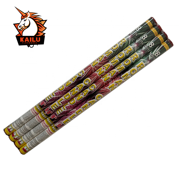 Wholesale of 0.8-inch 8-wave Roman candlelight fireworks in China