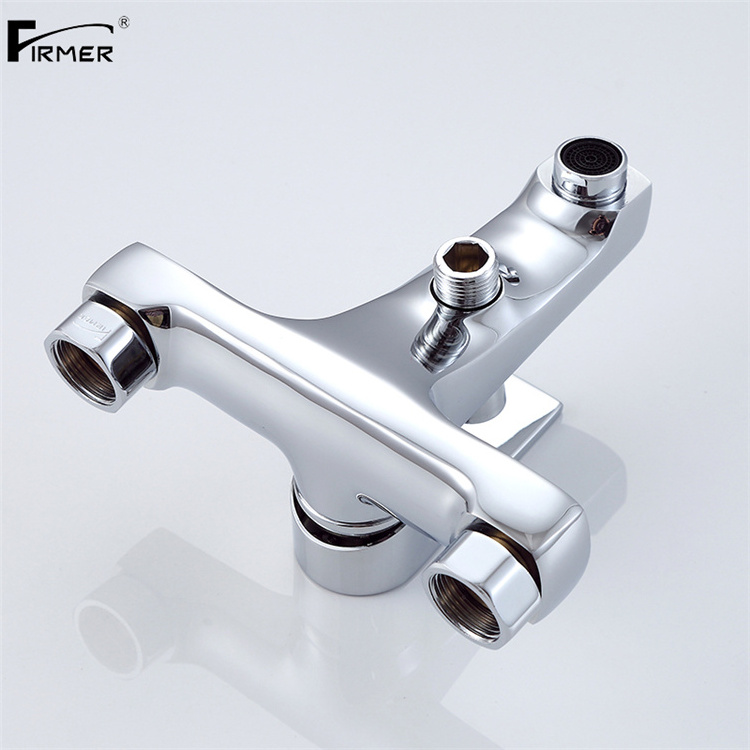 FIRMER Bath Tap Wall Mounted Faucet Single Handle Bathroom Brass Tub Shower faucet