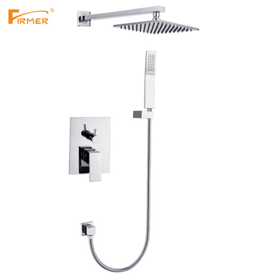 FIRMER Sanitary Ware high quality bathroom hidden rain wall mounted brass concealed shower faucet