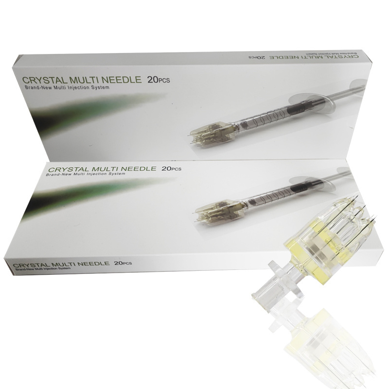 2022 korea beauty multi-sample needle pen type gun 5 pin 9 pins skin booster multi needle injection for ha rejuran syringe