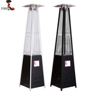 Glass tube Pyramid Outdoor Patio Propane Gas Heater