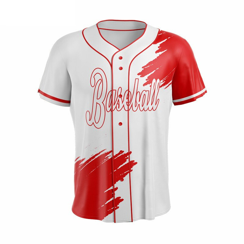 Blank Fashion Baseball Uniforms quick dry Wholesale Custom logo and size Men Baseball Jerseys wholesale OEM Customized