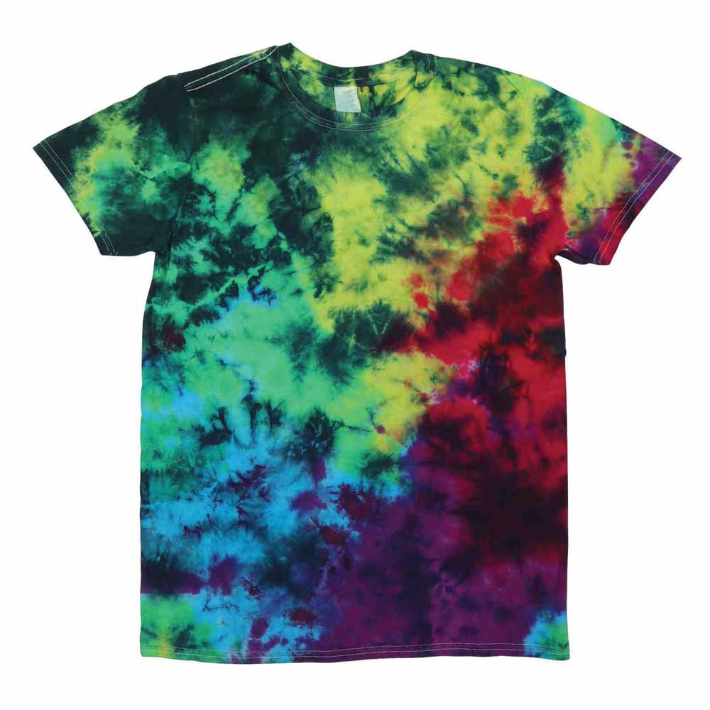 Men's Regular Fit Tie Dye t-shirts Customized logo Crystal Dyed T Shirt For Men's quick dry breathable tie dye tshirts OEM