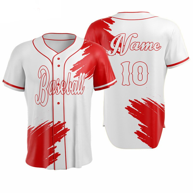 Blank Fashion Baseball Uniforms quick dry Wholesale Custom logo and size Men Baseball Jerseys wholesale OEM Customized