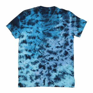 Men's Regular Fit Tie Dye t-shirts Customized logo Crystal Dyed T Shirt For Men's quick dry breathable tie dye tshirts OEM