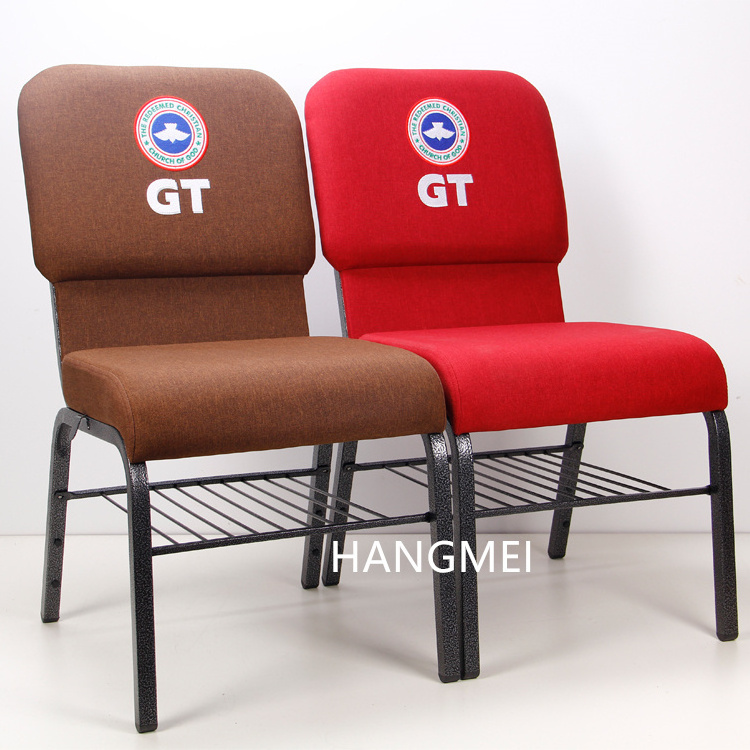 Burgundy american adult church chairs ganging brackets cheap metal church chair with logo,church Seating For Sales