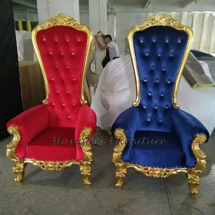 Factory Price Cheap Royal Queen Throne Chair For Wedding