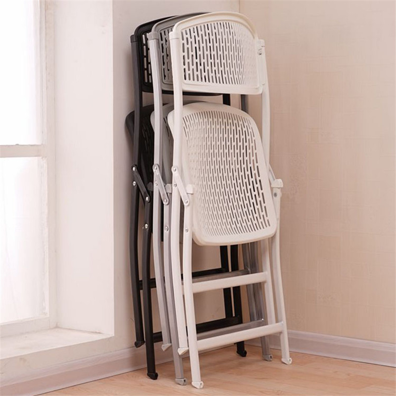 Wholesale meeting room black plastic folding chair for event