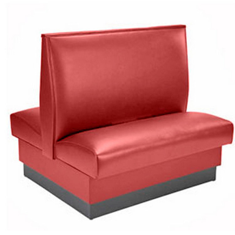 booth seating for restaurant red double side booth sofa HM-KZ24