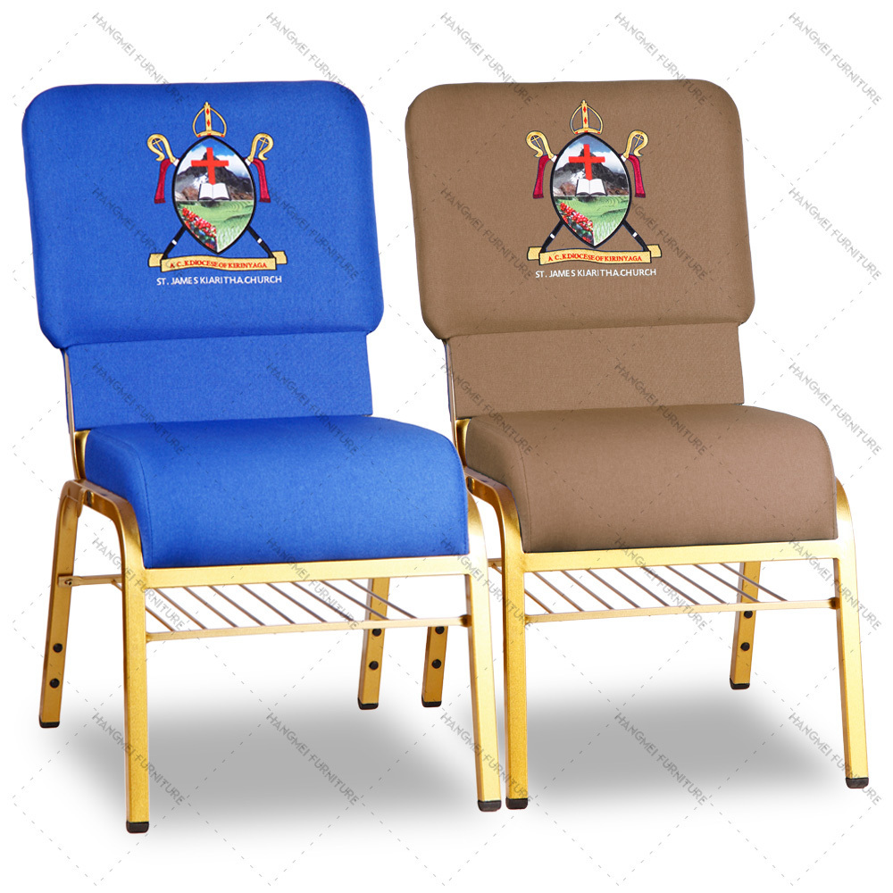 Hotsale High Quality Stacking Logo Metal Used Theater Furniture Auditorium Chair For Church