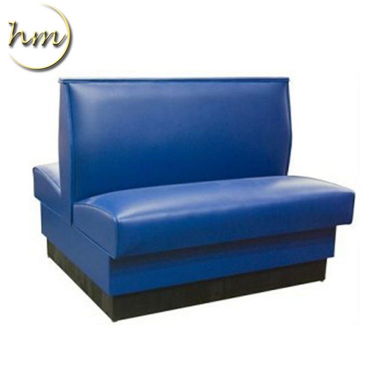 booth seating for restaurant red double side booth sofa HM-KZ24