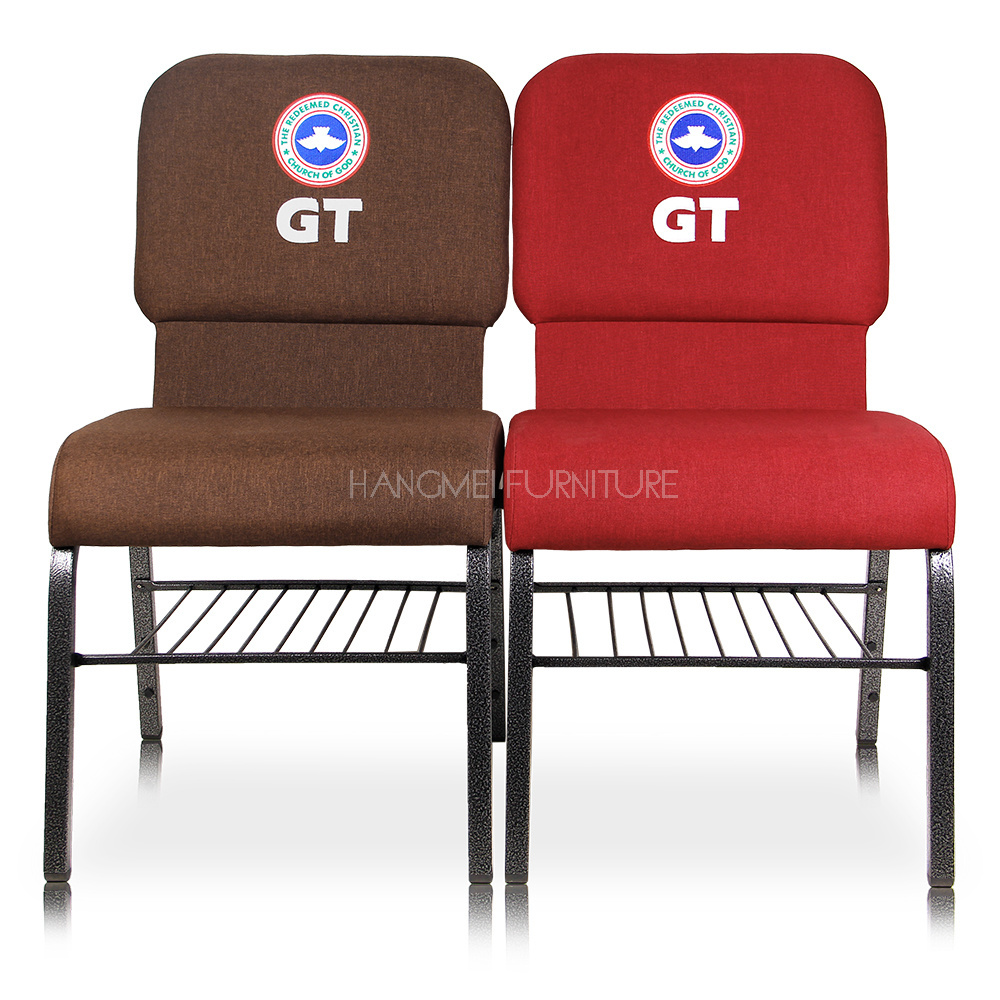 Burgundy american adult church chairs ganging brackets cheap metal church chair with logo,church Seating For Sales