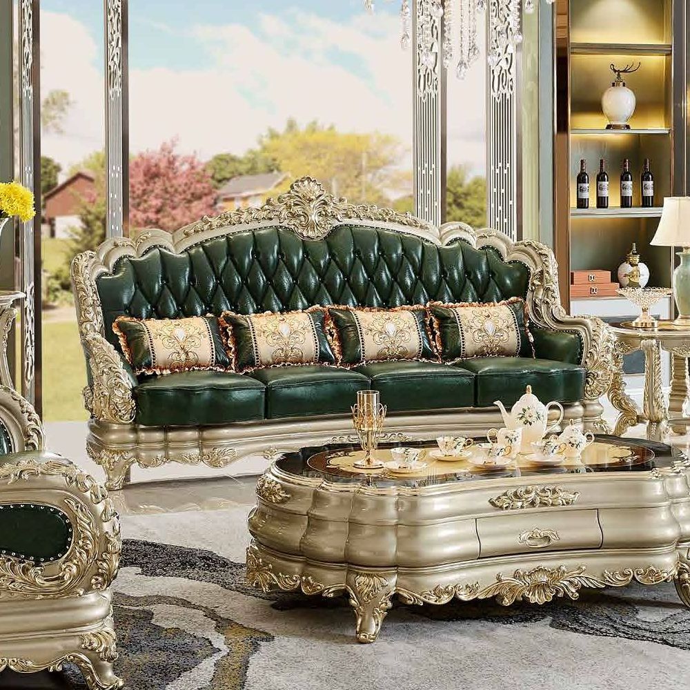 Luxury hand carved furniture european style sofa