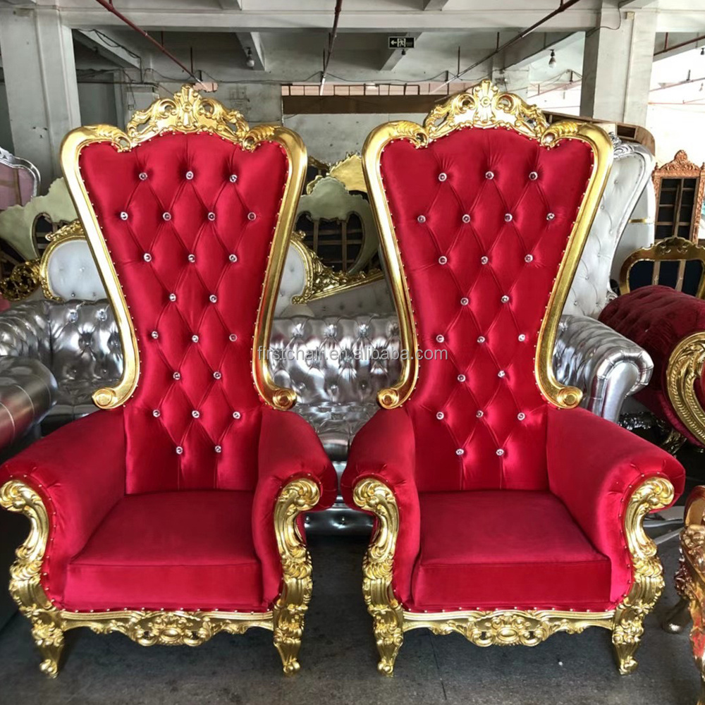 Factory Price Cheap Royal Queen Throne Chair For Wedding