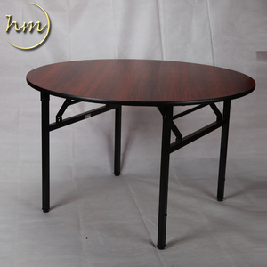 Foshan wholesale cheap used banquet tables round folding for hotel