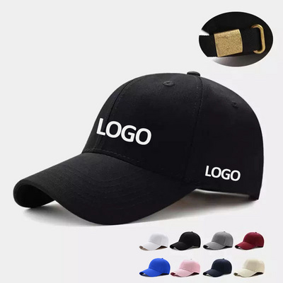 Wholesale 6 Panel Cotton Sports Cap Gorras Blank Hat 3D Embroidery Logo Custom Baseball Cap