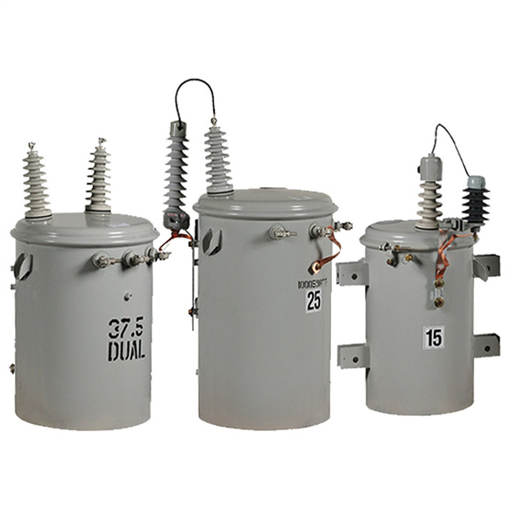 Power Supply Transformer Single Phase Distribution 25KVA 50KVA 100KVA Pole Mounted Transformer