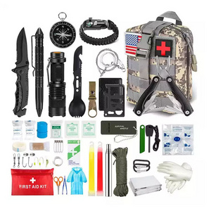 Firstents OEM Emergency Disaster Kit Survival Gear Professional Hiking Earthquake Survival Kit Outdoor Tool Bag