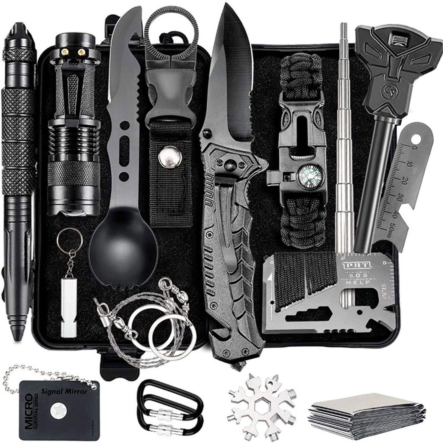 Firstents Wilderness Survival equipment Tool Sos Edc Emergency Survival Kit Outdoor Camping Accessories First Aid Kit