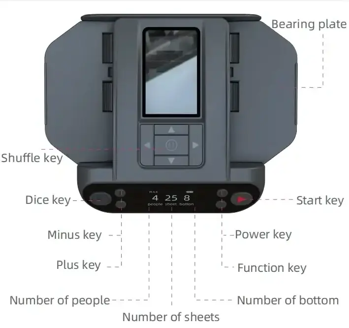 Chess Entertainment Products Shuffle Quickly Card Dealer Machine Custom Logo Poker Automatic Card Dealer and Shuffler