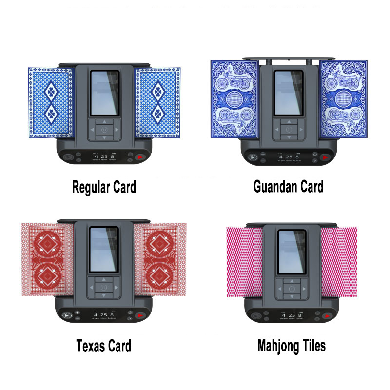 Chess Entertainment Products Shuffle Quickly Card Dealer Machine Custom Logo Poker Automatic Card Dealer and Shuffler