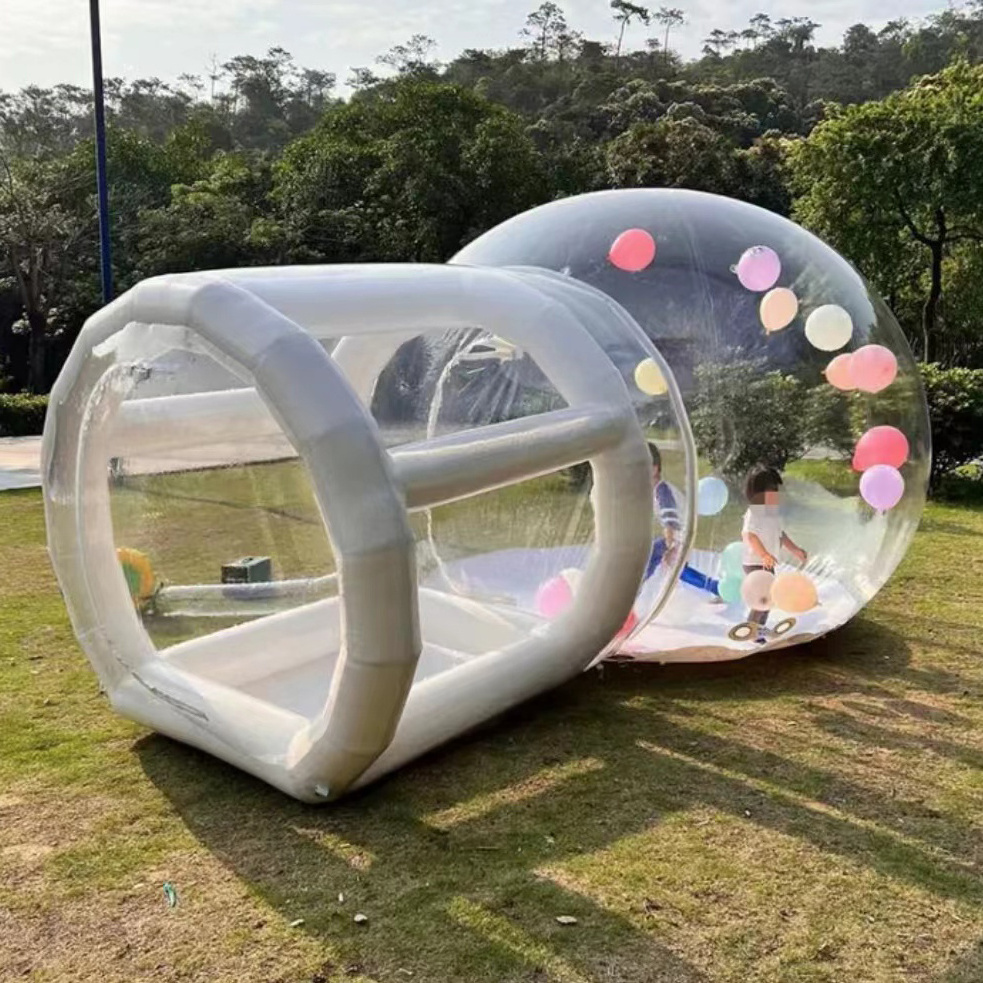 Dome igloo PVC Inflatable Bubble balloon House 3/4/5m Clear Kids Party Inflatable Bubble Tent Bubble Balloons house