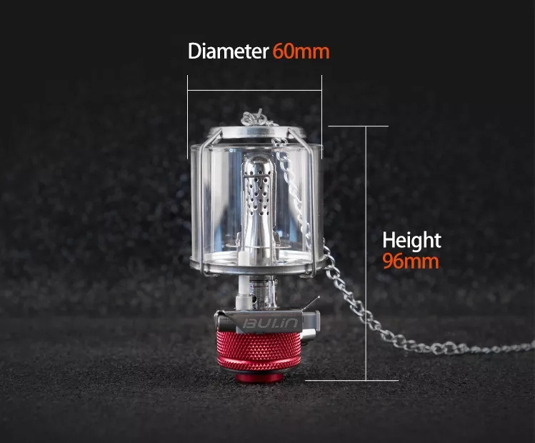 Firstents Camping lights Mini Portable Gas Lantern With Adjustable Valve Gas Lamp Compact Outdoor Travel butane Lights