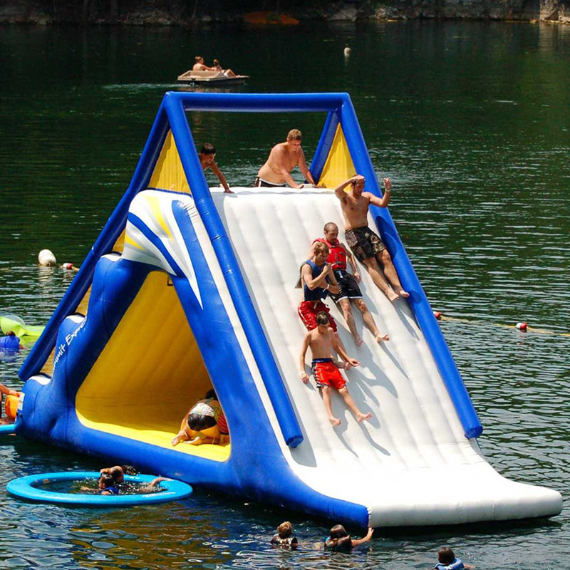 High Quality PVC Giants Inflatable Aqua Slide Floating Water Park Slide for Outdoor Pool Use