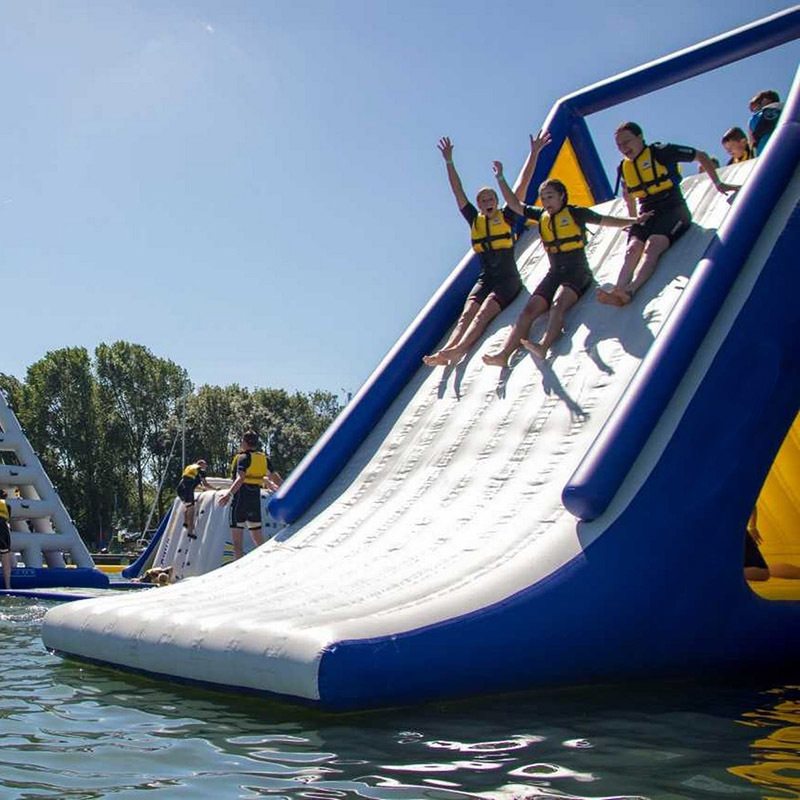 High Quality PVC Giants Inflatable Aqua Slide Floating Water Park Slide for Outdoor Pool Use