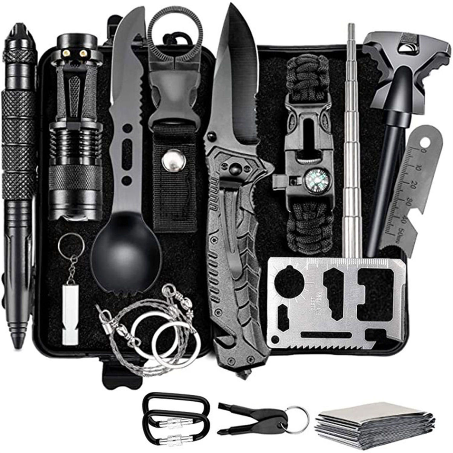 Firstents Wilderness Survival equipment Tool Sos Edc Emergency Survival Kit Outdoor Camping Accessories First Aid Kit