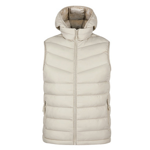 Puffer Quilted Men's Vests & Waistcoats Bubble Warm Men Vest Jacket Custom LOGO Men Sleeveless Heated Vest Jackets