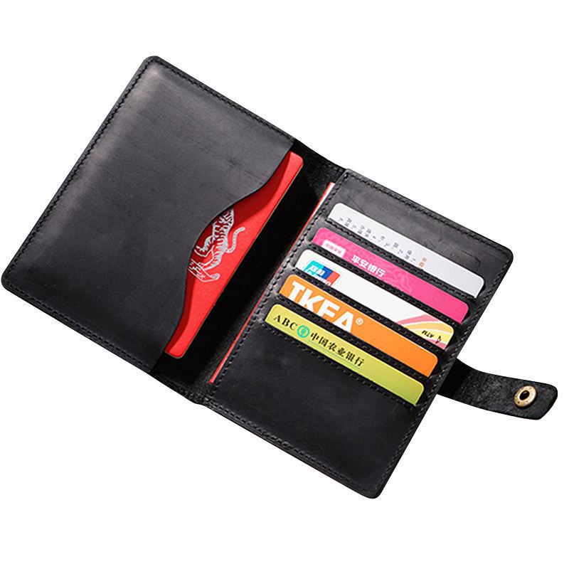 Small size wallet simple stylish clutch purse wallet New design custom premium quality genuine leather man walle