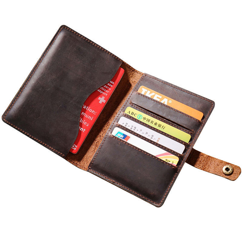 Small size wallet simple stylish clutch purse wallet New design custom premium quality genuine leather man walle