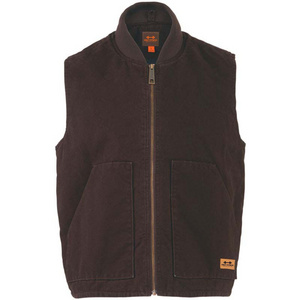 Wholesale Heavy Cotton Work Custom Logo Waxed Mens Canvas Vest