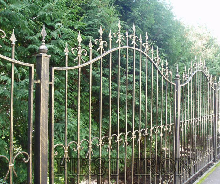 Cheap fence gate philippines wrought iron art and crafts gate and fence