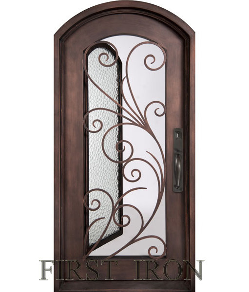 High quality good dealing kitchen entry doors wrought iron interior door