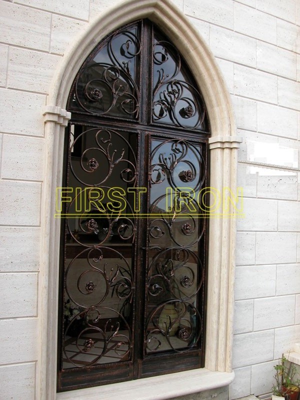 Decorative iron works for windows wrought iron window grills