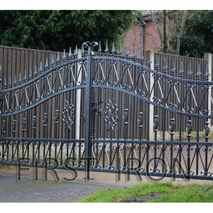 Electrical Indian house main steel gate designs, executivewrought iron gate design idea items