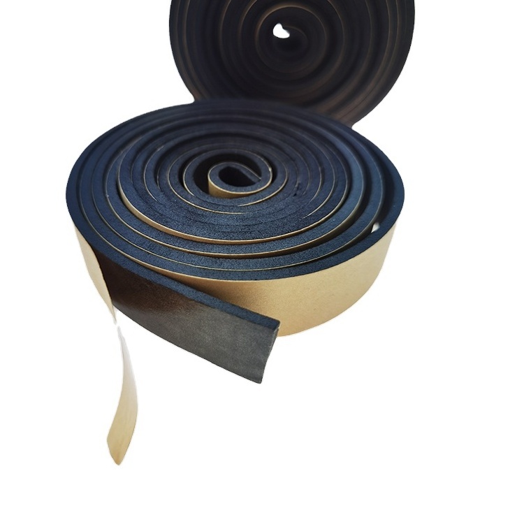 Custom Size Seal Foam Sealant Self Adhesive Rubber Foam Sealing Strip