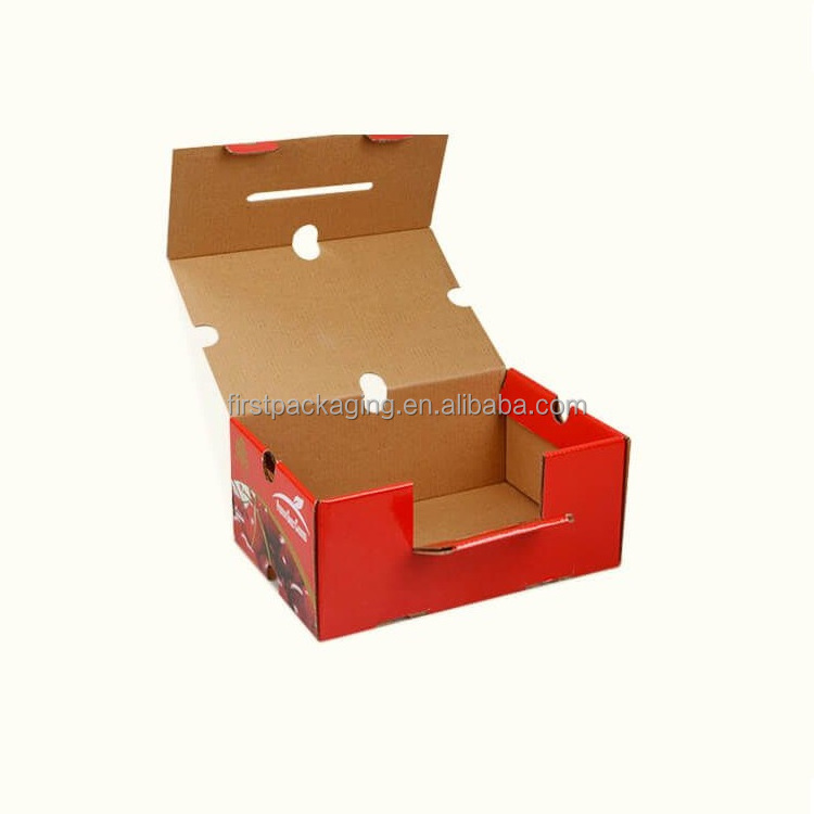 Corrugated Carton Heavy Duty Fruit Vegetable Cardboard Packing Box Vegetable Box