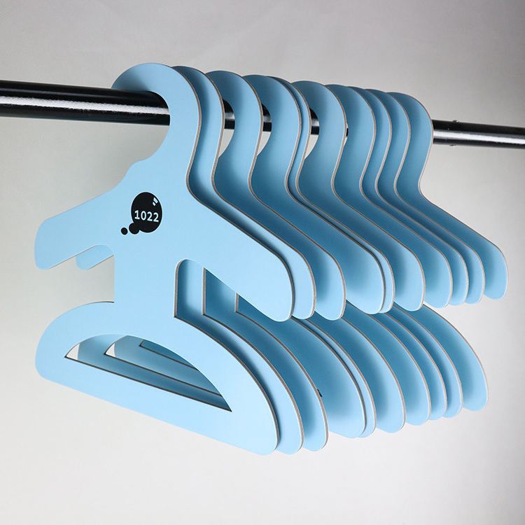 Paper Cardboard Recyclable baby clothes hanger for kids & jumpsuits coat