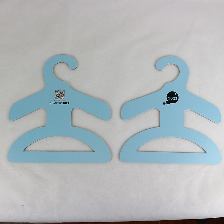 Paper Cardboard Recyclable baby clothes hanger for kids & jumpsuits coat